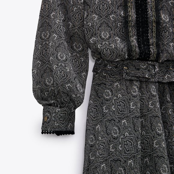 Zara Limited Edition Print Dress - Picture 8 of 10